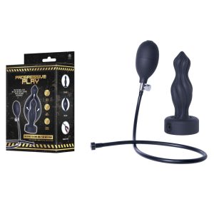 Progressive Play - Inflatable Silicone Anal Plug with Pump