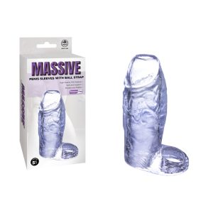 Massive Penis Sleeve with Ball Strap