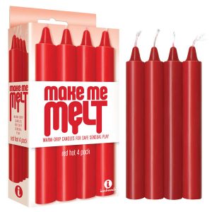 Make Me Melt Drip Candles - Red