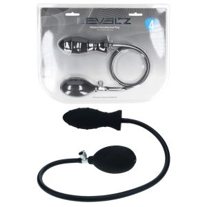 LEVELZ Ribbed Inflatable Anal Plug