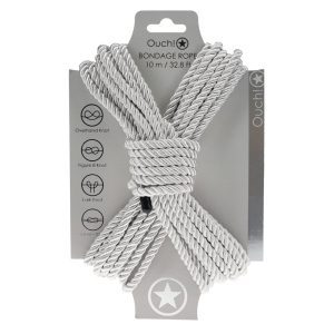 OUCH! Bondage Rope - 10 M - Silver
