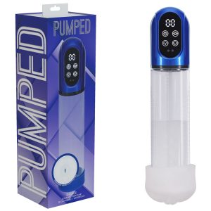 PUMPED Engage Automatic Penis Pump - Blue