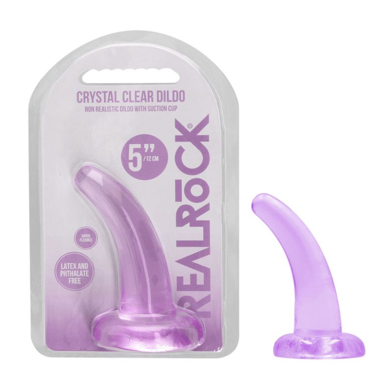 REALROCK Non Realistic Dildo With Suction Cup - 11.5 cm