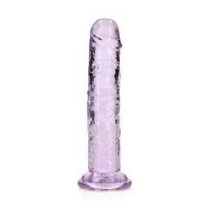 REALROCK 15.5 cm Straight Dildo - Purple