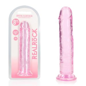 REALROCK 20 cm Straight Dildo - Pink