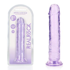 REALROCK 20 cm Straight Dildo - Purple
