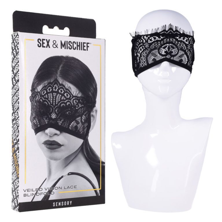 S&M Veiled Vision Lace Blindfold