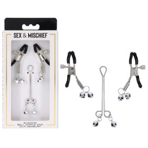 S&M Shadow Bell Nipple and Clit Jewelry